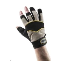 Polyco Healthline Multi-Task 3 Black PVC Work Gloves Size 9 Uncoated Coating MT3/09