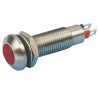 Marl Panel Mount LED Indicator 524 Series, Red LED, 8.1 mm Mount Hole, Diffused Lens, IP67, 28V DC 524-501-22
