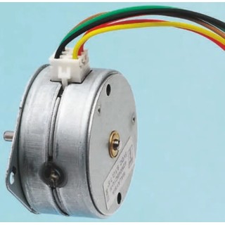 McLennan Servo Supplies 42M Series Permanent Magnet Stepper Motor 5V, 66mNm Torque, 7.5° Step Angle, 3 mm Shaft 42M048C-1U