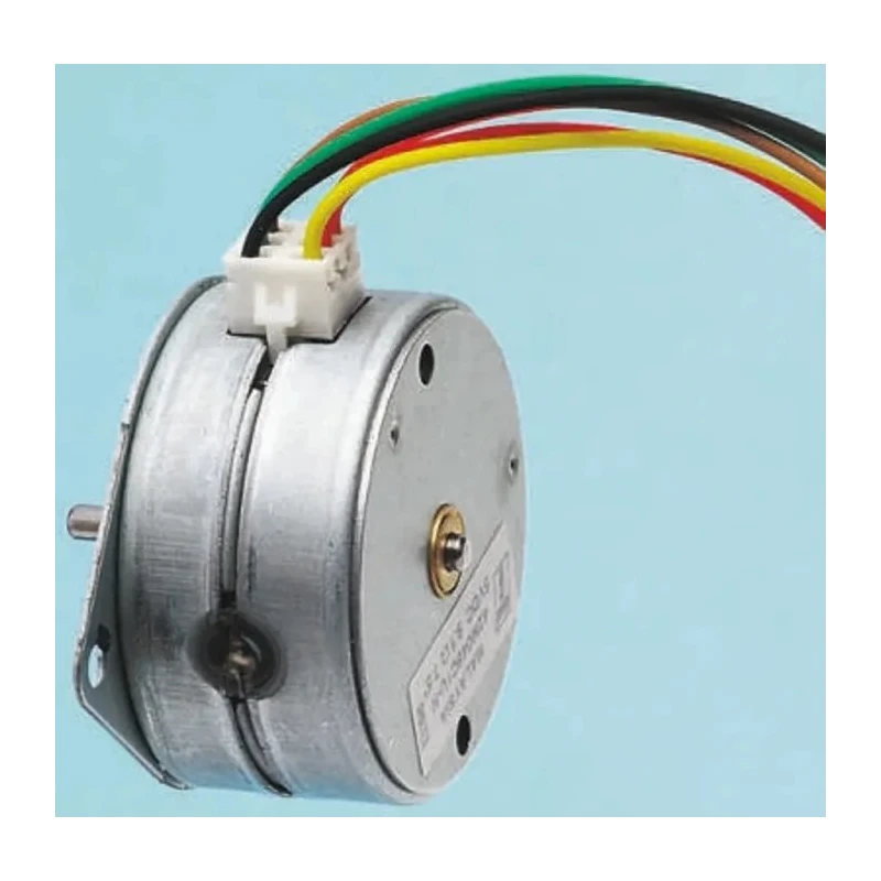 McLennan Servo Supplies 42M Series Permanent Magnet Stepper Motor 5V, 66mNm Torque, 7.5° Step Angle, 3 mm Shaft 42M048C-1U