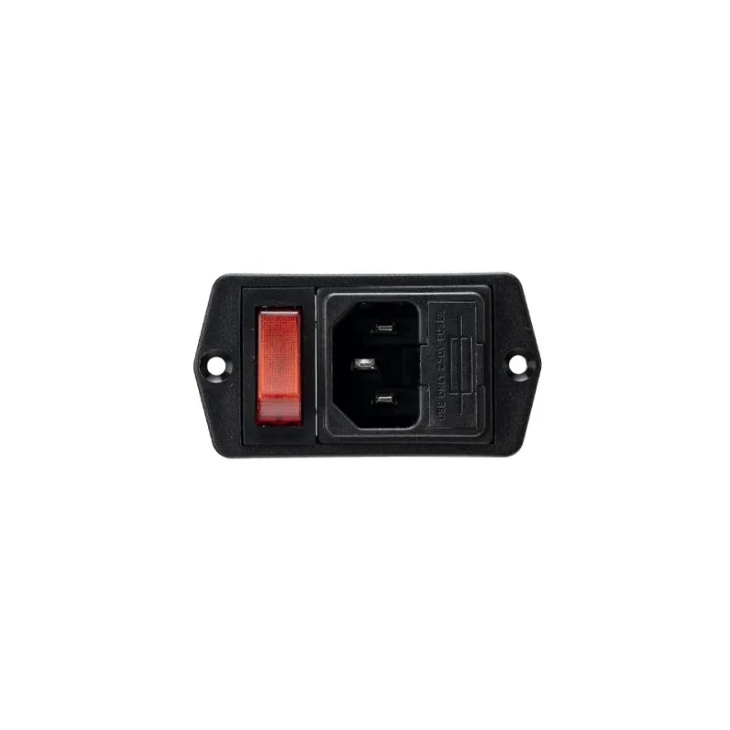 Bulgin C14 Straight Panel Mount IEC Connector 250V 10A Female Quick Connect BVA01/Z0000/02