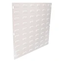 RS PRO Polypropylene Louvre Panel Storage Unit 500 mm x 500 mm Sandstone 350-6028