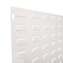 RS PRO Polypropylene Louvre Panel Storage Unit 500 mm x 500 mm Sandstone 350-6028