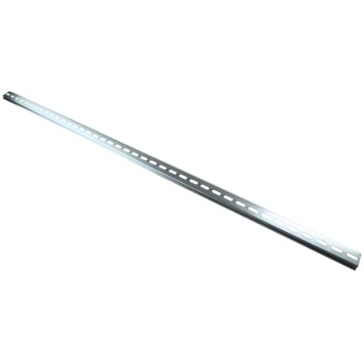 RS PRO Steel Perforated DIN Rail, 1 m x 35mm x 7.5 mm 467-416