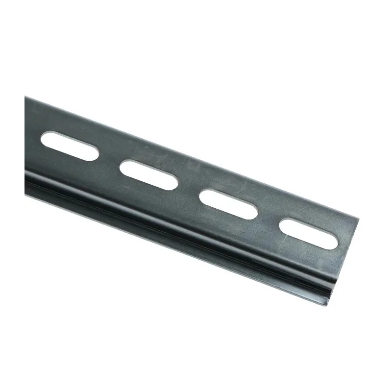 RS PRO Steel Perforated DIN Rail, 1 m x 35mm x 7.5 mm 467-416