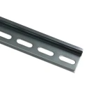 RS PRO Steel Perforated DIN Rail, 1 m x 35mm x 7.5 mm 467-416