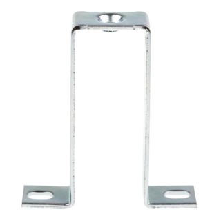 RS PRO Square Bracket for Use with Top Hat DIN Rail Zinc Coated Mild Steel Grey 90mm Height 467-371