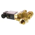 Burkert Solenoid Valve 2 Port Normally Closed, Brass Body, 24V DC, 10 bar, Orifice 20mm 134434