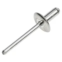 POP Aluminium Blind Rivet 4.8 mm Diameter, 11 mm Length, Steel Mandrel TAPD68BSLF14