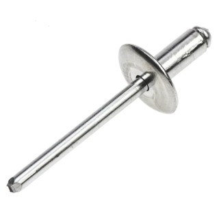 POP Aluminium Blind Rivet 4.8 mm Diameter, 11 mm Length, Steel Mandrel TAPD68BSLF14