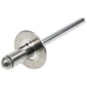 POP Aluminium Blind Rivet 4.8 mm Diameter, 11 mm Length, Steel Mandrel TAPD68BSLF14
