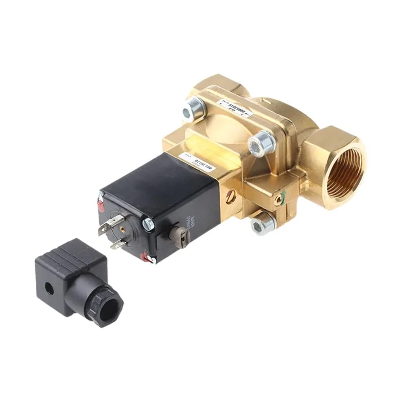 Burkert 2 Port NC Brass Solenoid Valve 230V AC, Orifice 25mm, Max Pressure 10 bar, Series 5282 134441