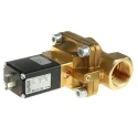 Burkert Solenoid Valve 2 Port NC Brass Body 24V DC 10 bar 25mm Orifice 5282 Series 134438