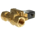 Burkert Solenoid Valve 2 Port NC Brass Body 24V DC 10 bar 25mm Orifice 5282 Series 134438