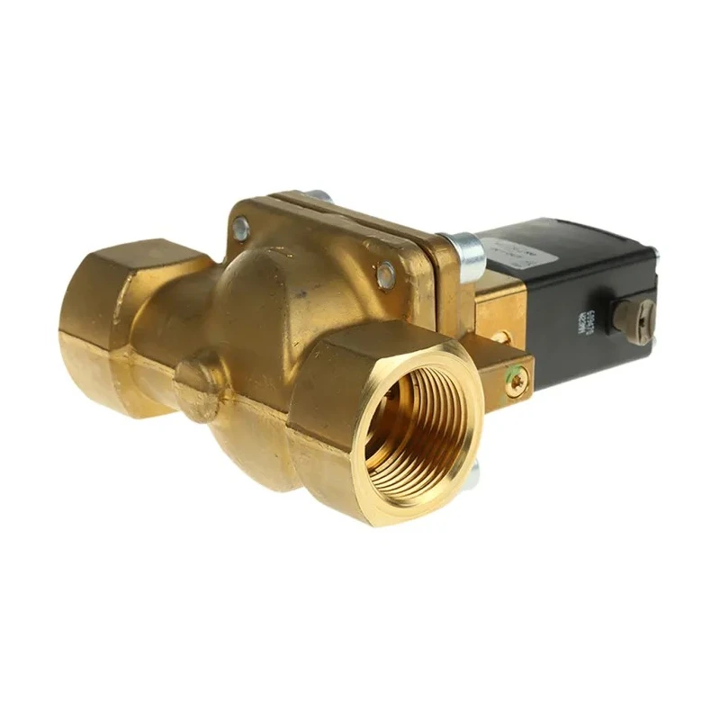 Burkert Solenoid Valve 2 Port NC Brass Body 24V DC 10 bar 25mm Orifice 5282 Series 134438