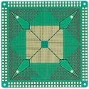 Sunhayato Extender Board Converter Board 208 Way 2 Sides Epoxy Glass Fabric Laminate FR4 1mm Thickness 77.47mm QFP-51