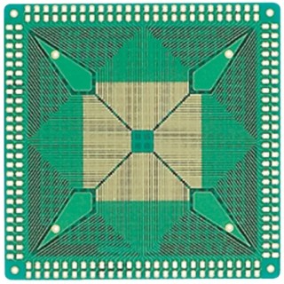 Sunhayato Extender Board Converter Board 208 Way 2 Sides Epoxy Glass Fabric Laminate FR4 1mm Thickness 77.47mm QFP-51