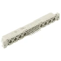 HARTING DIN 41612 32 Way 2.54 mm Pitch Through Hole Type C/2 Solder Class C2 3 Row Female Straight Connector 09032246805