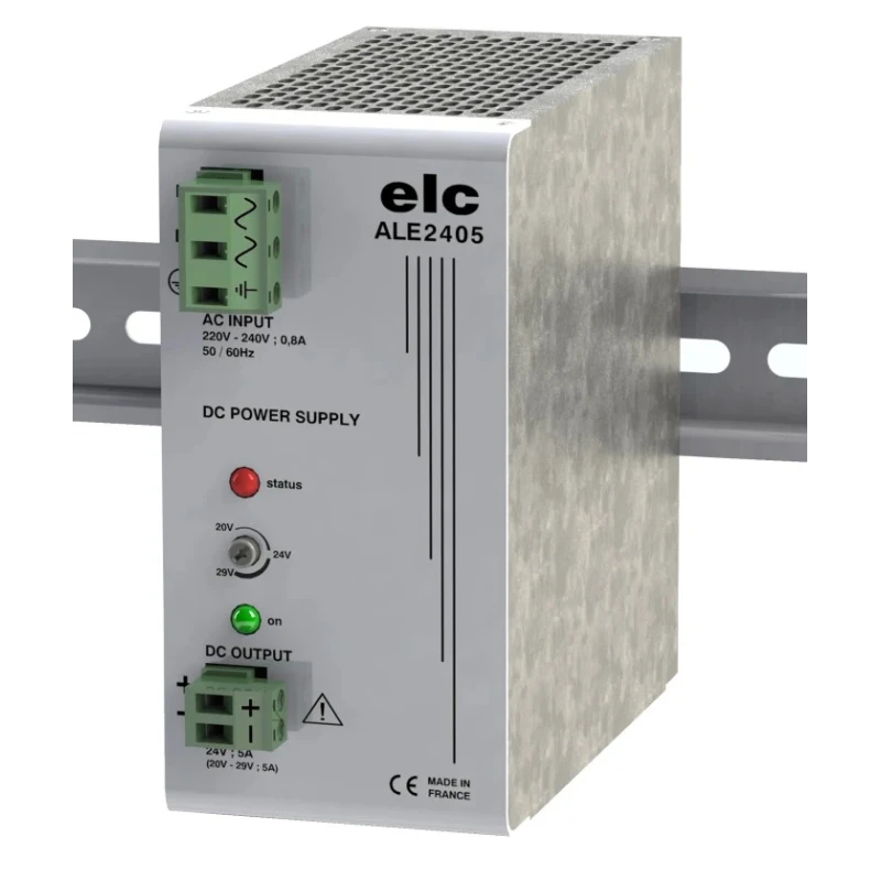 ELC ALE Switched Mode DIN Rail Power Supply 220-240V ac 29V dc 5 A Output 150 W ALE2405