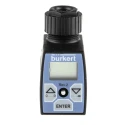 Burkert 8605 Series Panel Flow Controller, PWM Output, 24V DC, 2A, LCD Display 178354