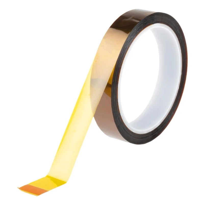Hi-Bond Amber Polyimide Film Electrical Tape 19mm x 33m Silicone Adhesive High Temperature Resistance HB830
