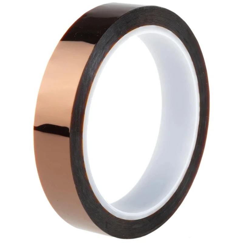 Hi-Bond Amber Polyimide Film Electrical Tape 19mm x 33m Silicone Adhesive High Temperature Resistance HB830