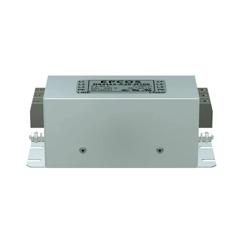 TDK Flange EMC Filter 35 A 520V AC 50Hz 60Hz Screw 3 Phase B84143A0035R106