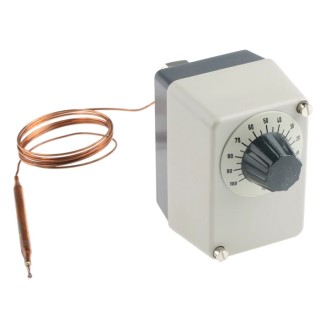 Jumo Capillary Thermostat 100 °C Max Automatic Reset 1 NO/1 NC 10 A Surface 603021/01-2-025-30-1000-40-10-00-00-000-00-6/000