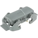 RS PRO Protective Cover Han B Series Thread Size PG21 2 Way Metal Grey 250V 09300165422