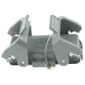 RS PRO Protective Cover Han B Series Thread Size PG21 2 Way Metal Grey 250V 09300165422