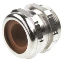 HARTING EMC Series Metallic Metal Cable Gland with Thread, 17 mm Min. Cable Diameter, 21 mm Max., IP68, Nickel Plated PG29