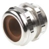 HARTING EMC Series Metallic Metal Cable Gland with Thread, 17 mm Min. Cable Diameter, 21 mm Max., IP68, Nickel Plated PG29