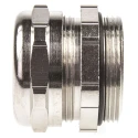 HARTING EMC Series Metallic Metal Cable Gland with Thread, 17 mm Min. Cable Diameter, 21 mm Max., IP68, Nickel Plated PG29