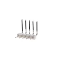 Molex KK 254 Series Right Angle Through Hole Pin Header, 5 Contact, 2.54 mm Pitch, 1 Row, Unshrouded 22-05-2051