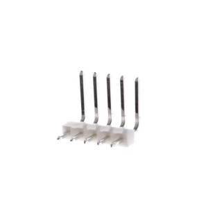 Molex KK 254 Series Right Angle Through Hole Pin Header, 5 Contact, 2.54 mm Pitch, 1 Row, Unshrouded 22-05-2051