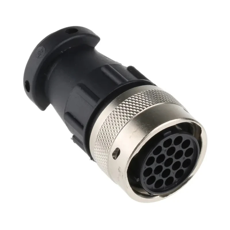 ITT Cannon Industrial Circular Connector 19 Contacts Cable Standard Socket Female IP65 Trident Ringlock Series 192990-5450