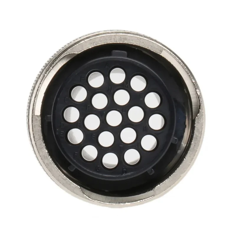 ITT Cannon Industrial Circular Connector 19 Contacts Cable Standard Socket Female IP65 Trident Ringlock Series 192990-5450