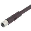 binder Female 3 Way Straight to Unterminated 4 Way Free End Sensor Actuator Cable 2m 79-3102-32-03