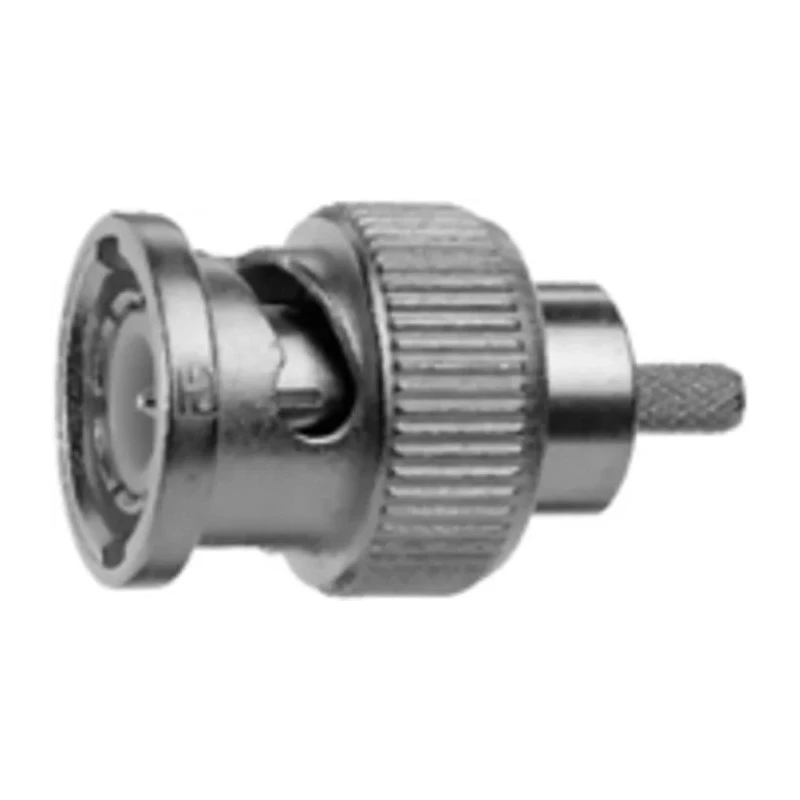Telegartner BNC Series Coaxial Connector Cable Male BNC 75 Ω Straight Body Crimp J01002A0058