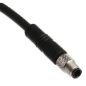 binder Female 3 Way Straight to Unterminated 4 Way Free End Sensor Actuator Cable 2m 79-3107-52-04
