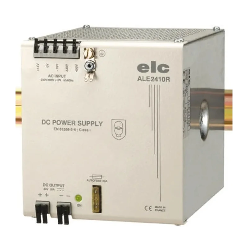 ELC Linear DIN Rail Power Supply 230/400V AC Input 24V DC 10A 240W ALE2410R