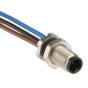 binder Circular Connector, 4 Contacts, Panel Mount, M5 Socket Male, IP67, Metal Housing, 60V, 1A, 707 Series 09-3111-86-04