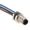 binder Circular Connector, 4 Contacts, Panel Mount, M5 Socket Male, IP67, Metal Housing, 60V, 1A, 707 Series 09-3111-86-04