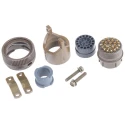 ITT Cannon MIL Spec Circular Connector Copper Alloy Straight 26 Way Cable Male Contacts Shell Size 16 KPT06F16-26P