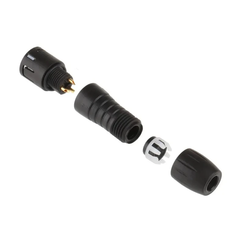 binder Circular Connector 3 Contacts Cable Subminiature Plug Male IP67 620 Series 99-9205-00-03