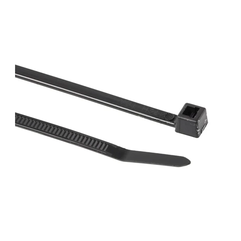 HellermannTyton Cable Tie Inside Serrated 390 mm x 4.7 mm Black Polyamide 66 T80L-PA66W-BK 111-05460 T80L-PA66W-BK