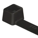 HellermannTyton Cable Tie Inside Serrated 390 mm x 4.7 mm Black Polyamide 66 T80L-PA66W-BK 111-05460 T80L-PA66W-BK