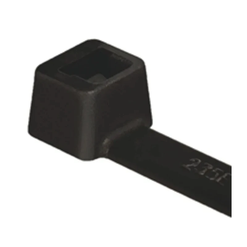 HellermannTyton Cable Tie Inside Serrated 390 mm x 4.7 mm Black Polyamide 66 T80L-PA66W-BK 111-05460 T80L-PA66W-BK