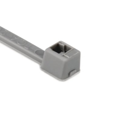 HellermannTyton Cable Tie Inside Serrated 100 mm x 2.5 mm Grey Polyamide 66 116-01818 T18R-PA66-GY