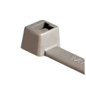 HellermannTyton Cable Tie Inside Serrated 100 mm x 2.5 mm Grey Polyamide 66 116-01818 T18R-PA66-GY